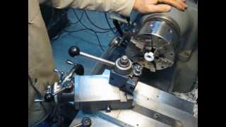 Thread Cutting on the Hardinge Lathe [upl. by Anerb]