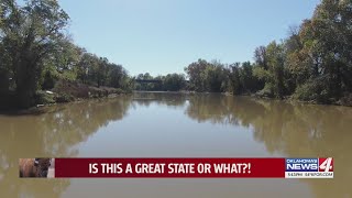 Oklahomas Poteau River is the only one in the state that flows south to north [upl. by Arreik557]