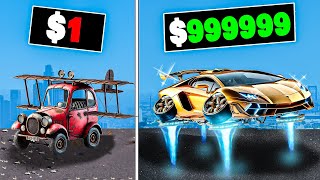 1 to 1000000 Flying Car in GTA 5 [upl. by Llewop]