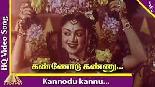 Kannoda Kannu Video Song  Nadodi Mannan Movie Songs  MGR  Saroja Devi  Pyramid Music [upl. by Meredeth334]