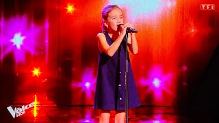 The Voice 2024  La petite Charlie 7ans chante « Dommage » d’Erza Muqoli [upl. by Walliw990]