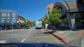 Drive through Sausalito Downtown along Sausalito Boardwalk [upl. by Stephenie]