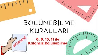 Ortaokul  Bölünebilme Kuralları 2  Konu Anlatımı lgs matematik ortaokul [upl. by Egduj752]