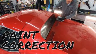 Paint Correction Part 2 Barn Find 1974 Corvette Stingray [upl. by Attenol]