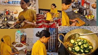 सुबह 5 बजे उठकर की Breakfast की तैयारी  Indian women lifestyle 🌼🌼 [upl. by Naxor965]