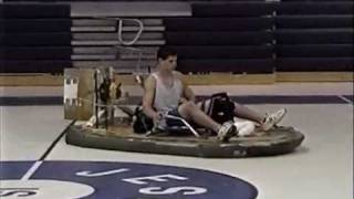 Hovercraft homemade  Highschool Project  Full Video [upl. by Anneg218]