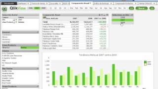 Demo Presentación QlikView [upl. by Adihsar]