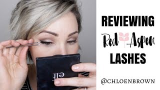 Red Aspen Lash Review  MISS LASHES [upl. by Dnomhcir]