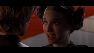 Anakin amp Padmé All Kissing Scene  Star Wars Ep IIIII • Hayden Christensen and Natalie Portman [upl. by Ardnaxela]