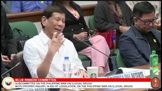 Opening Statement of FPRR Duterte at Senate War Drug Probe [upl. by Wren]