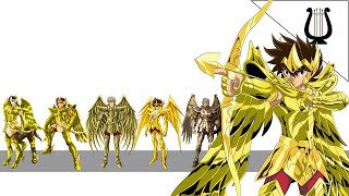 TODOS los Caballeros de Sagitario del mas débil al Mas Poderoso  Caballeros Zodiaco  Saint Seiya [upl. by Tobi]