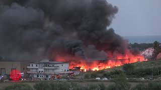 Incendio EcoManagement Squillace lido 5102020 [upl. by Hadden]