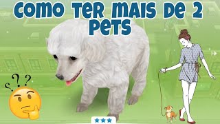 Como ter muitos pets The Sims Freeplay Novo Método How to have lots of pets Como tener mascotas🐶🌷 [upl. by Burkhart419]