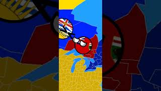 Eliminando Provincias de Canadá Parte 2  humor countryballs canada shorts [upl. by Rhiana]