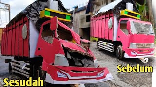 Turut Berduka Cita😭 Truk Sam Renaldy Bayi Tabung Kecelakaan [upl. by Ahsimit]