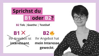 12 wichtige B2Formulierung für die Prüfung und das Leben  B1 B2 C1  MiniUnterricht mit Yuliia [upl. by Llamaj]