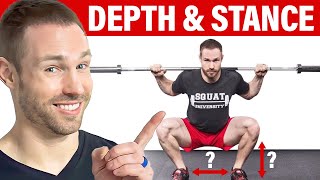 Squat Form For Your Anatomy Perfect Depth Stance And Width [upl. by Jacoby786]