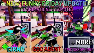 New Funky Friday Update  Animation Showcase GOC Agent Solazar Cirno amp Epic Saxophone Animation [upl. by Calendre528]