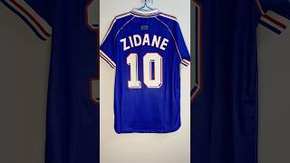 1998 France home jersey No 10 Zidanefypzidane france worldcup football championsleague [upl. by Frendel178]