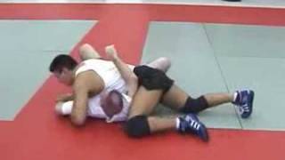 Tony Cecchines American Catch Wrestling Double Wristlock with Keylock Transition [upl. by Cavanagh977]