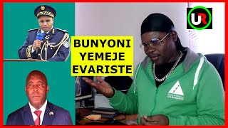 General Bunyoni yaraye atangaje Evariste na Ndakugarikaubu muri CnddFdd ubwoba ni bwishi [upl. by Kirimia990]