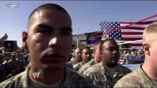 WWE Tribute to the Troops Letters [upl. by Livingston]