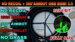 bgmi no grass no recoil config file 35  no recoil Aimbot obb bgmi 35 new update  no grass pubg [upl. by Yelnik]