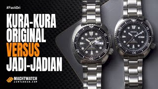 SERUPA TAPI JAUH BEDA SEIKO KING TURTLE SRPE03K1 ORI VS ABALABAL [upl. by Ayamahs472]