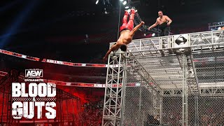 Kingston Defines Ruthless as he Throws Guevara Off the Cage  AEW Dynamite Blood amp Guts 62922 [upl. by Kirstyn]