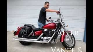 2004 Honda Sabre with Vance and Hines Longshots [upl. by Leopoldine]