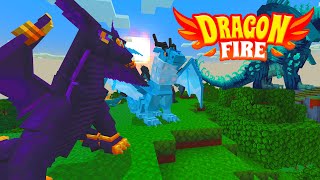 Minecraft  The DragonFire ADD ON Lets Play 3 [upl. by Nylla]