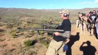 Shooting Two Barrett 50BMG Rifles [upl. by Esyla]