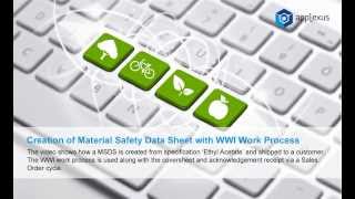 Automatic Shipping Of MSDS VIA WWI in SAP [upl. by Lindholm]