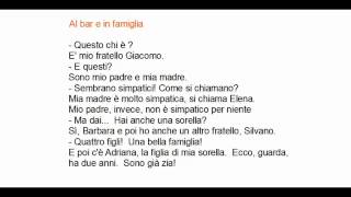 Al bar e in famiglia lessico [upl. by Refinej]