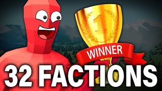 TABS TOURNAMENT 34 32 Factions Totally Accurate Battle Simulator [upl. by Ronnica]