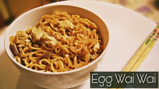 FRIED EGG WAI WAI NOODLES  Easy amp Tasty Recipe for Students  Beginners  Lockdown Cooking Diaries [upl. by Gilberto359]