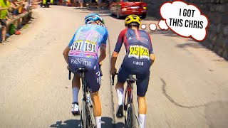 Tom Pidcock amp Chris Froome Epic Battle on Alpe dHuez  Tour de France 2022 Stage 12 [upl. by Ronn]