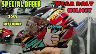 Vega bolt Dice helmet full review special offerunder 2000 [upl. by Leerzej702]