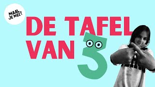 Tafels oefenen met MAAL JE MEE  de tafel van 3 [upl. by Leake480]