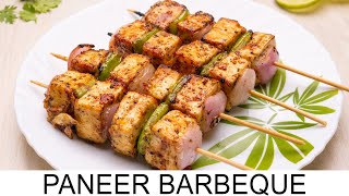 Paneer Recipe for Barbeque Lovers Paneer Tikka Barbeque [upl. by Aikal]