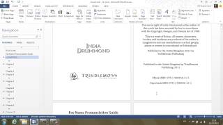 Tutorial Walkthrough Formatting Documents for CreateSpace [upl. by Ordisy524]