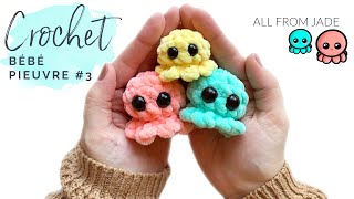 TUTORIEL DÉBUTANT AU CROCHET  BÉBÉ PIEUVRE 3 AMIGURUMI  Version droitier [upl. by Aicella]