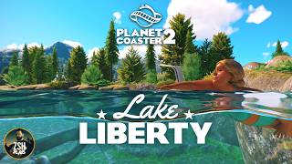 Building a Vintage Amusement Park in Planet Coaster 2  Lake Liberty  Planet Coaster 2 ep 1 [upl. by Bree]