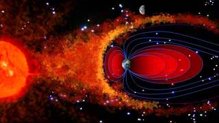 el campo magnético de la Tierra es una radiación de Ondas de fuerza magnética [upl. by Aisel]