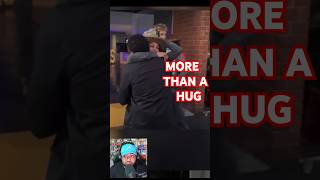 Michael Gives Meagan Good a BIG HUG in front of Jonathan Majors [upl. by Hoem]