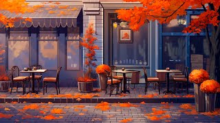 Cafe in Fall 🍂 Tranquil Lofi Tunes  Lofi Cafe  Lofi Hip Hop for Cozy Study Fall Focus and Relax [upl. by Lilla]