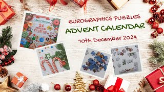 Jigsaw Puzzle Advent Calendar TimeLapse  Christmas Delights by Eurographics  Day 10 [upl. by Spragens344]