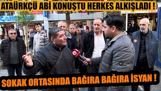 Mazot 45 lira oldu  Atatürkçü abi bağıra bağıra isyan etti alkışlar koptu [upl. by Fairman]