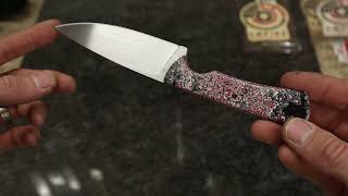 Fordite handle material  Knife making [upl. by Nonac]