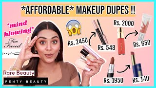 Affordable Makeup DUPES of HighEnd Makeup  Rare Beauty Fenty Beauty MAC amp Too Faced [upl. by Aryan399]